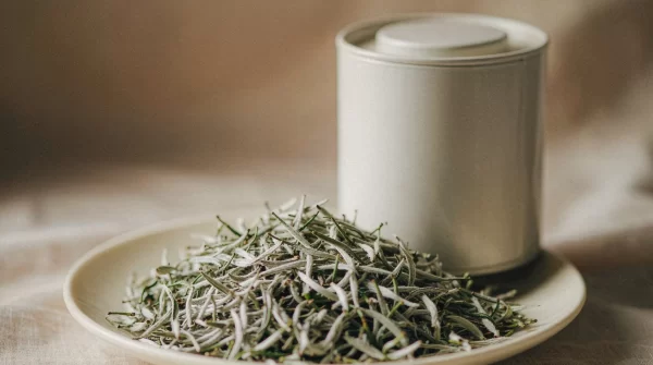 Shou Mei Wild White dry tea leaves